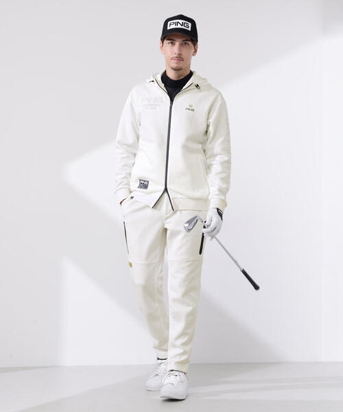 PING(ピン)の「【PING APPAREL】全方向ストレッチRENUキルトダンボールジャージフルジップフーディー <GOLD> (MENS)(スウェット・メンズ・ネイビー/ブラック/ホワイト・M/LL1/S/L/LL)」の15枚目の写真