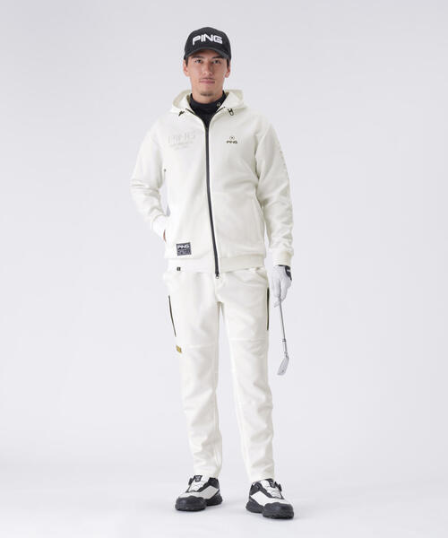 PING(ピン)の「【PING APPAREL】全方向ストレッチRENUキルトダンボールジャージフルジップフーディー <GOLD> (MENS)(スウェット・メンズ・ネイビー/ブラック/ホワイト・M/LL1/S/L/LL)」の13枚目の写真