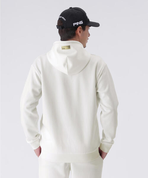 PING(ピン)の「【PING APPAREL】全方向ストレッチRENUキルトダンボールジャージフルジップフーディー <GOLD> (MENS)(スウェット・メンズ・ネイビー/ブラック/ホワイト・M/LL1/S/L/LL)」の11枚目の写真