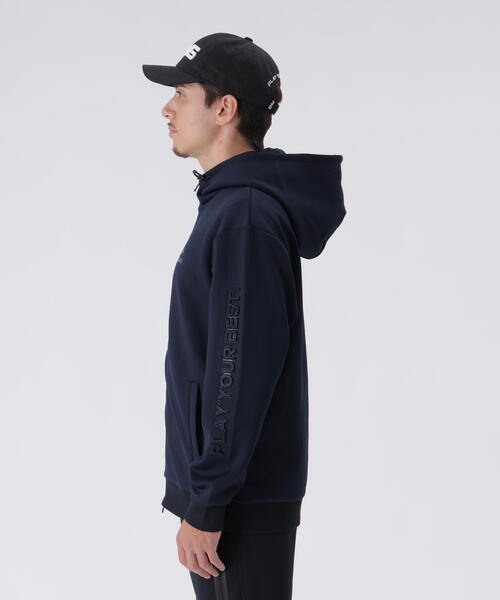 PING(ピン)の「【PING APPAREL】全方向ストレッチRENUキルトダンボールジャージフルジップフーディー <GOLD> (MENS)(スウェット・メンズ・ネイビー/ブラック/ホワイト・M/LL1/S/L/LL)」の7枚目の写真