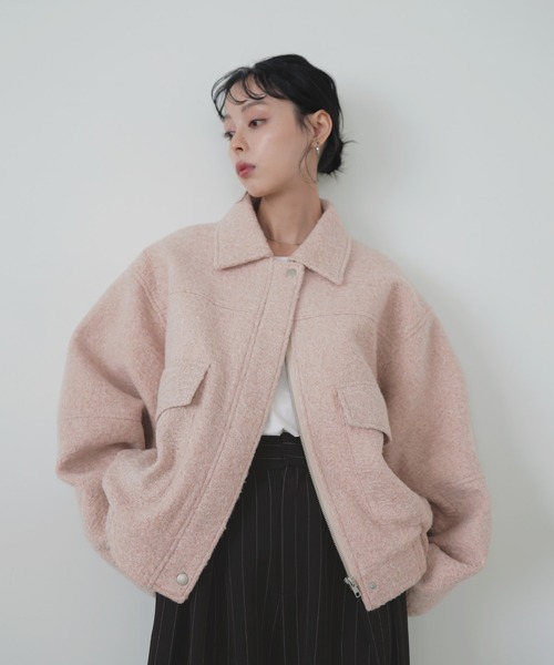 ayu × LIAN】ステンカラーカールシャギーブルゾン（ブルゾン）｜LIAN