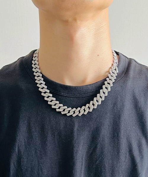 セール】マイアミキューバンネックレス シルバー チェーン（ネックレス