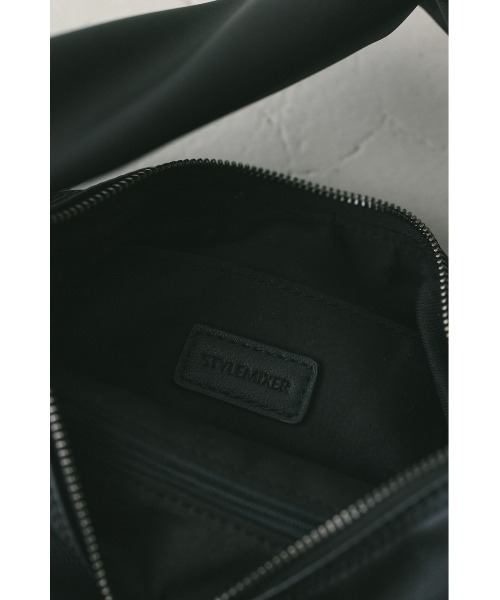 STYLEMIXER(スタイルミキサー)の「ソフトムーンミニバッグ(ハンドバッグ・レディース・アイボリー/ブラック・FREE)」の21枚目の写真