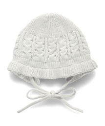 branshes（ブランシェス）の「【ベビー】フリル付ボンネット（ニットキャップ/ビーニー）」