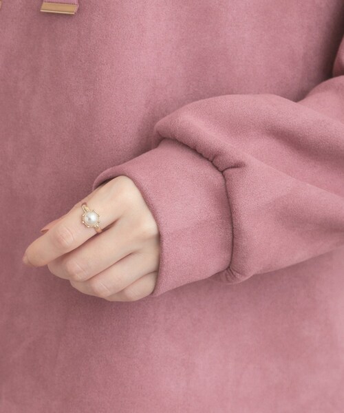 couture brooch（クチュールブローチ）の「スエードダンボールプルオーバー（Tシャツ/カットソー・レディース・アイボリー/ベビーピンク・38/40）」の22枚目の写真