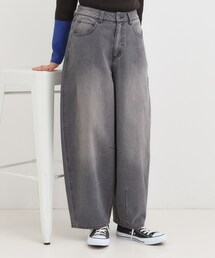 Cutie Blonde | 【S-LL】立体カーブデニムパンツ(デニムパンツ)