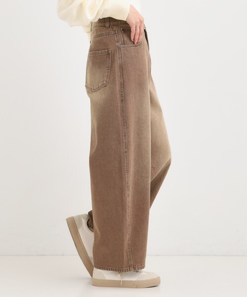 Cutie Blonde（キューティーブロンド）の「【S-LL】立体カーブデニムパンツ（デニムパンツ・レディース・ブルー/ダークブラウン/ブラック・04/03/02/01）」の9枚目の写真