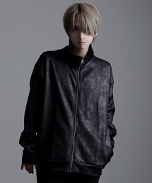 LOUIS CHAVLON（ルイシャブロン）の「『LOUIS CHAVLON /ルイシャブロン』LCレザー風ptZIPスタンド（ブルゾン）」