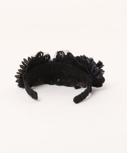 m.soeur（エムスール）の「黒いお花のバングル（バングル/リストバンド・レディース・ブラック・FREE）」の4枚目の写真