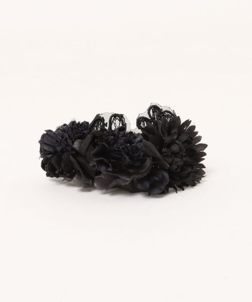 m.soeur（エムスール）の「黒いお花のバングル（バングル/リストバンド・レディース・ブラック・FREE）」の6枚目の写真