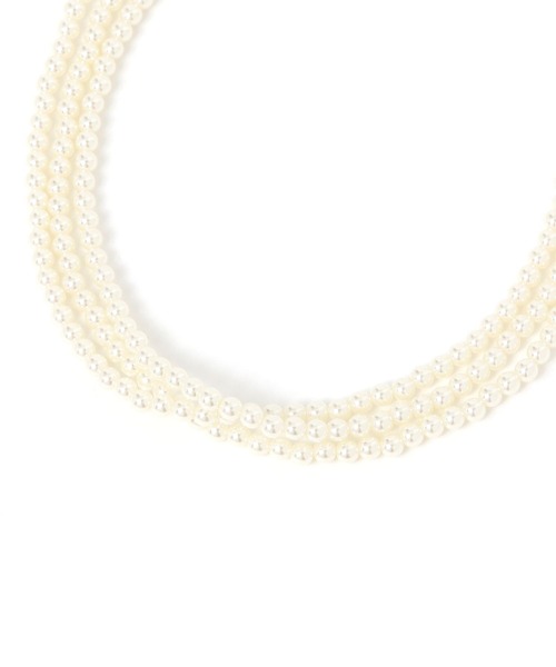 LAKOLE（ラコレ）の「パールロングネックレス / 601919（ネックレス・レディース・ホワイト・FREE）」の3枚目の写真