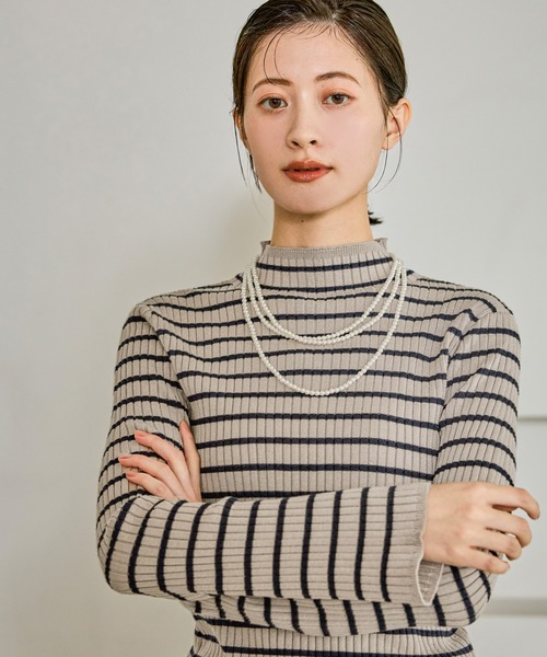 LAKOLE（ラコレ）の「パールロングネックレス / 601919（ネックレス・レディース・ホワイト・FREE）」の5枚目の写真