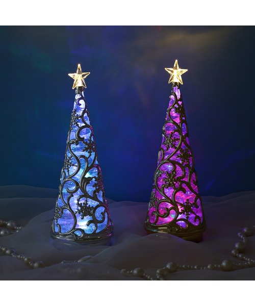 ウォーターツリースノーRAINBOW＆WARM シルバー（インテリア雑貨