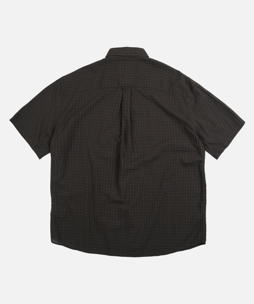 FRIZMWORKS(フリズムワークス)の「COTTON CHECK RELAXED HALF SHIRT _ BLACK(シャツ/ブラウス・メンズ・その他・MEDIUM/LARGE/X-LARGE/SMALL)」の4枚目の写真
