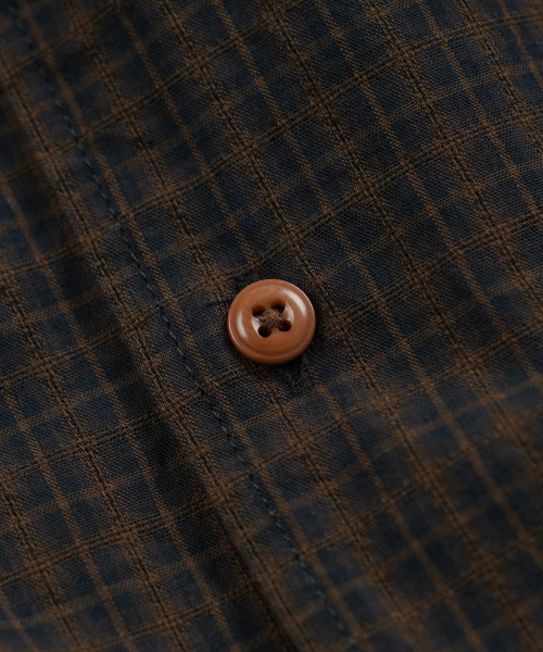 FRIZMWORKS(フリズムワークス)の「COTTON CHECK RELAXED HALF SHIRT _ BLACK(シャツ/ブラウス・メンズ・その他・MEDIUM/LARGE/X-LARGE/SMALL)」の7枚目の写真