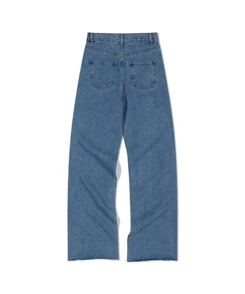 MOAA（モア）の「ハイウエストワイドレッグジーンズ (JEAN BLUE)（その他パンツ・レディース・その他・SMALL/MEDIUM）」の3枚目の写真