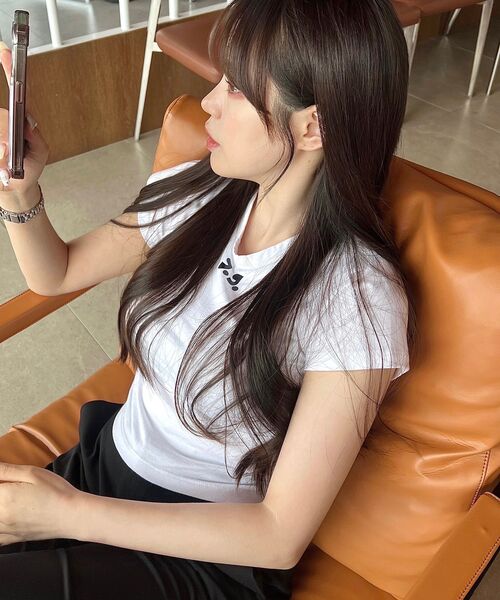 Rest&Recreation(レストアンドレクリエーション)の「RR LOGO CROP TOP_WHITE(Tシャツ/カットソー・レディース・その他・SMALL)」の5枚目の写真