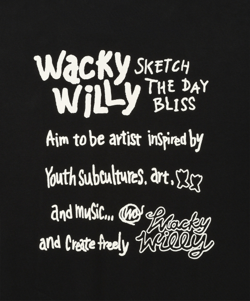 Wacky WiLLy(ワッキーウィリー)の「バックプリントレタリングスウェットブラック(スウェット・レディース・その他・SMALL/MEDIUM/LARGE/X-LARGE)」の7枚目の写真