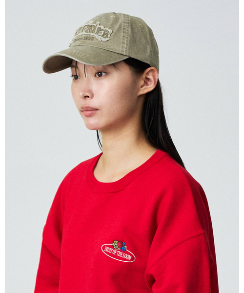 Dickies(ディッキーズ)の「【Dickies/ディッキーズ】EX PIGMENT LOGO CAP/キャップ/81277300/フリンジ加工/ダメージ加工/デニム/コットン【WEB限定】(キャップ・レディース・ブラック/ベージュ/ブラウン・フリー)」の12枚目の写真