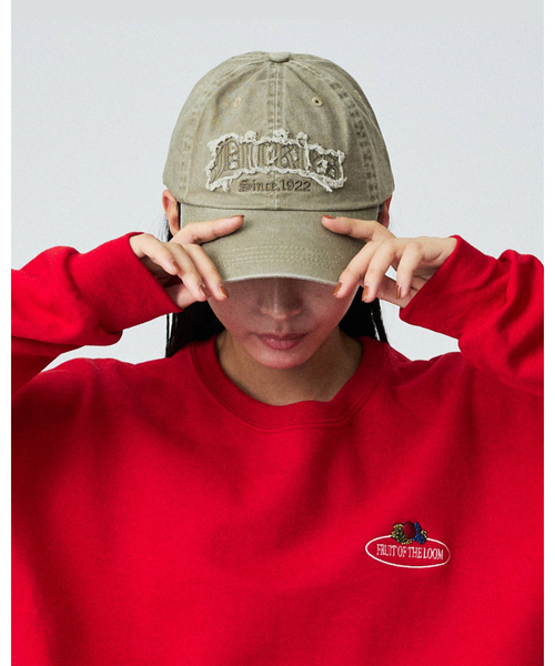 Dickies(ディッキーズ)の「【Dickies/ディッキーズ】EX PIGMENT LOGO CAP/キャップ/81277300/フリンジ加工/ダメージ加工/デニム/コットン【WEB限定】(キャップ・レディース・ブラック/ベージュ/ブラウン・フリー)」の13枚目の写真