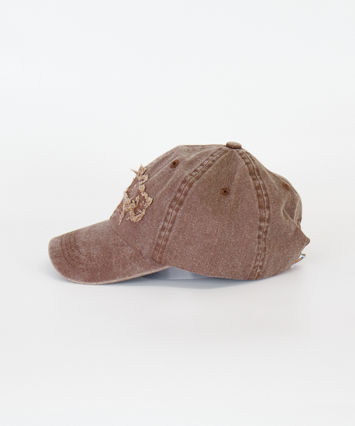 Dickies(ディッキーズ)の「【Dickies/ディッキーズ】EX PIGMENT LOGO CAP/キャップ/81277300/フリンジ加工/ダメージ加工/デニム/コットン【WEB限定】(キャップ・レディース・ブラック/ベージュ/ブラウン・フリー)」の17枚目の写真