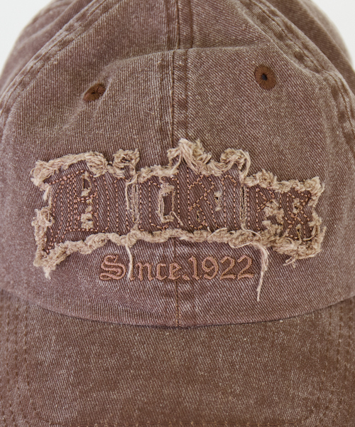 Dickies(ディッキーズ)の「【Dickies/ディッキーズ】EX PIGMENT LOGO CAP/キャップ/81277300/フリンジ加工/ダメージ加工/デニム/コットン【WEB限定】(キャップ・レディース・ブラック/ベージュ/ブラウン・フリー)」の20枚目の写真