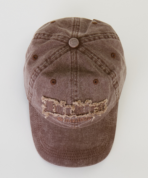 Dickies(ディッキーズ)の「【Dickies/ディッキーズ】EX PIGMENT LOGO CAP/キャップ/81277300/フリンジ加工/ダメージ加工/デニム/コットン【WEB限定】(キャップ・レディース・ブラック/ベージュ/ブラウン・フリー)」の21枚目の写真