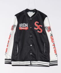 B'day（ビーデイ）の「【 B'day / ビーデー 】サガラ刺繍&レギュラー刺繍スタジャン（ブルゾン）」