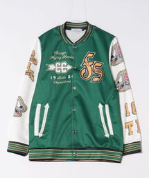 B'day（ビーデイ）の「【 B'day / ビーデー 】サガラ刺繍&レギュラー刺繍スタジャン（ブルゾン）」