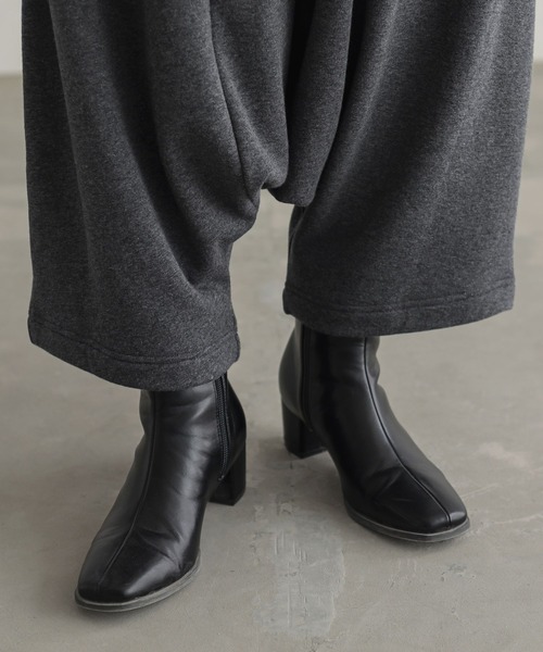 n'OrLABEL(ノアールレーベル)の「裏シャギーサルエルパンツ(その他パンツ・レディース・ブラック/チャコールグレー・FREE)」の11枚目の写真