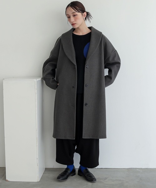 n'OrLABEL(ノアールレーベル)の「裏シャギーサルエルパンツ(その他パンツ・レディース・ブラック/チャコールグレー・FREE)」の19枚目の写真