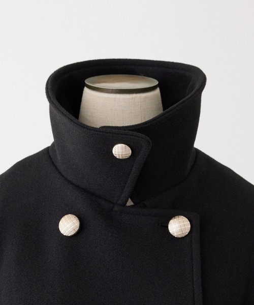 HolidayCollection】フェイクファー付きロングコート