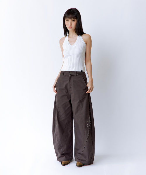 ROUGHNECK(ラフネック)の「デストロイドワイドパンツブラウン(その他パンツ・レディース・その他・MEDIUM/SMALL)」の15枚目の写真