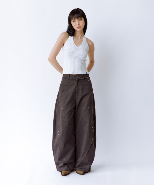 ROUGHNECK(ラフネック)の「デストロイドワイドパンツブラウン(その他パンツ・レディース・その他・MEDIUM/SMALL)」の16枚目の写真