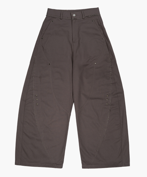 ROUGHNECK(ラフネック)の「デストロイドワイドパンツブラウン(その他パンツ・レディース・その他・MEDIUM/SMALL)」の3枚目の写真