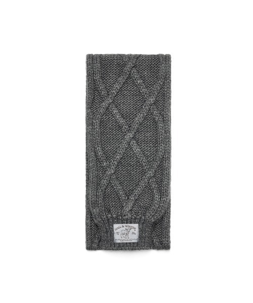 ROCKFISH WEATHERWEAR（ロックフィッシュウェザーウェア）の「DIAMOND CABLE SCARF（マフラー・レディース・グレー/アイボリー/オリーブ/ラベンダー・FREE）」の16枚目の写真