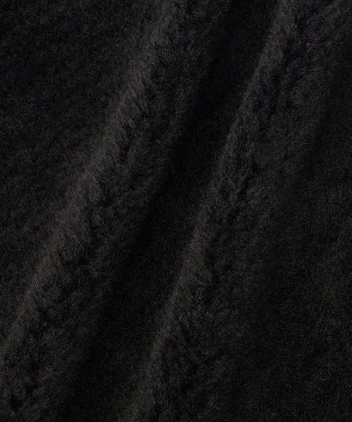 VICKY（ビッキー）の「ボア切替ノーカラーミドルコート（ノーカラーコート・レディース・ブラック/カーキ・M）」の9枚目の写真