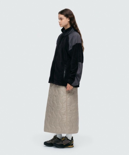WILD THINGS（ワイルドシングス）の「WILD THINGS LEVEL3 SHAGGY JACKET（ワイルドシングス レベル3 シャギージャケット）（ブルゾン・メンズ・ブラック/グレー系・X-SMALL/SMALL/MEDIUM/LARGE/X-LARGE）」の3枚目の写真
