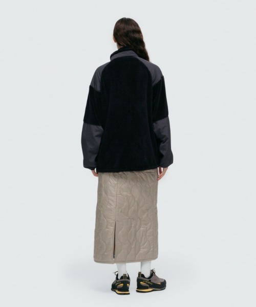 WILD THINGS（ワイルドシングス）の「WILD THINGS LEVEL3 SHAGGY JACKET（ワイルドシングス レベル3 シャギージャケット）（ブルゾン・メンズ・ブラック/グレー系・X-SMALL/SMALL/MEDIUM/LARGE/X-LARGE）」の4枚目の写真