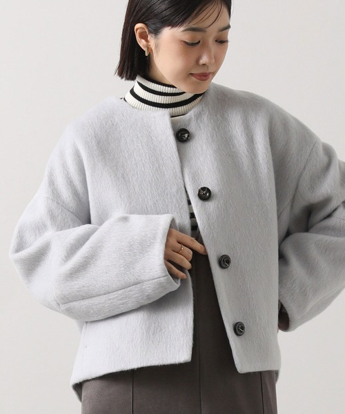 はち　　ラスティーク　ＬＵシャギーショートコート セール】LUシャギーショートコート（その他アウター）｜Gready