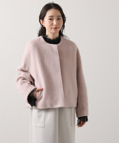 はち　　ラスティーク　ＬＵシャギーショートコート セール】LUシャギーショートコート（その他アウター）｜Gready