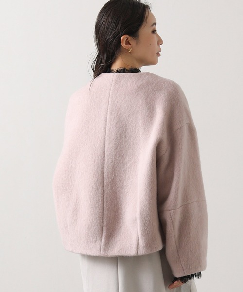 ＬＵシャギーショートコート新品タグ付き Gready Brilliant（グレディブリリアン） アウター LUシャギー