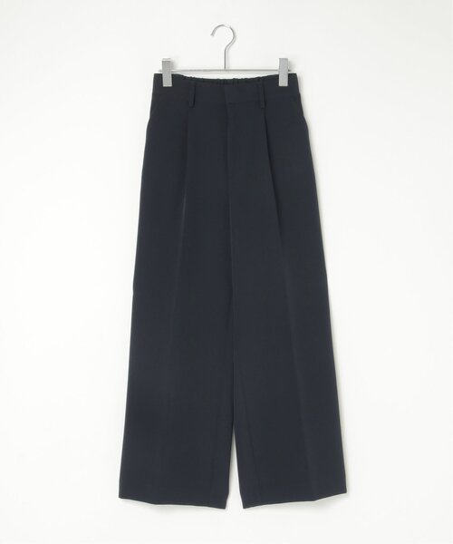 ikka(イッカ)の「【洗濯機で洗える/セットアップ対応】ウォッシャブルワイドパンツ(その他パンツ・レディース・ネイビー/ブラック・M/L/XL/S)」の5枚目の写真