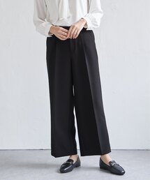 【洗濯機で洗える/セットアップ対応】ウォッシャブルワイドパンツ