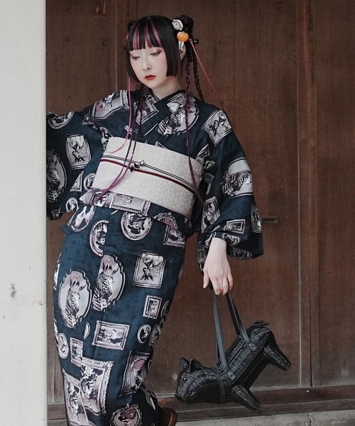 utatane(ウタタネ)の「かごバッグ ラタンウィッカー 黒ぶた(かごバッグ・レディース・ブラック・FREE)」の14枚目の写真
