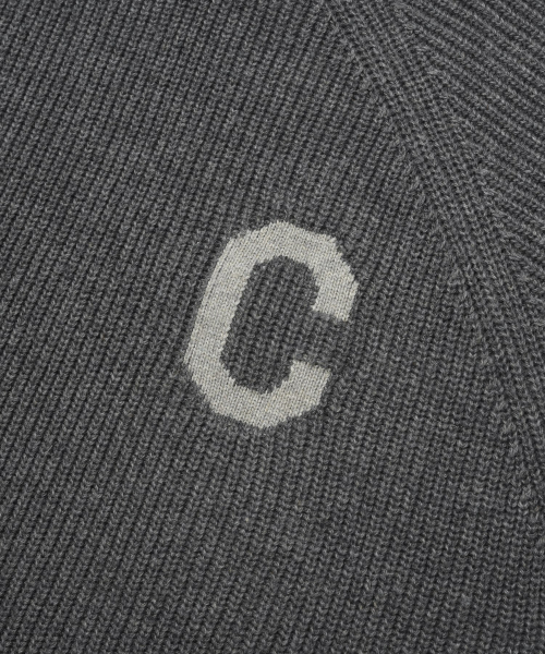 COVERNAT(カバーナット)の「ミドルCロゴクルーネックニットメランジグレー(ニット/セーター・レディース・その他・XX-LARGE/X-SMALL/SMALL/MEDIUM/LARGE/X-LARGE)」の4枚目の写真