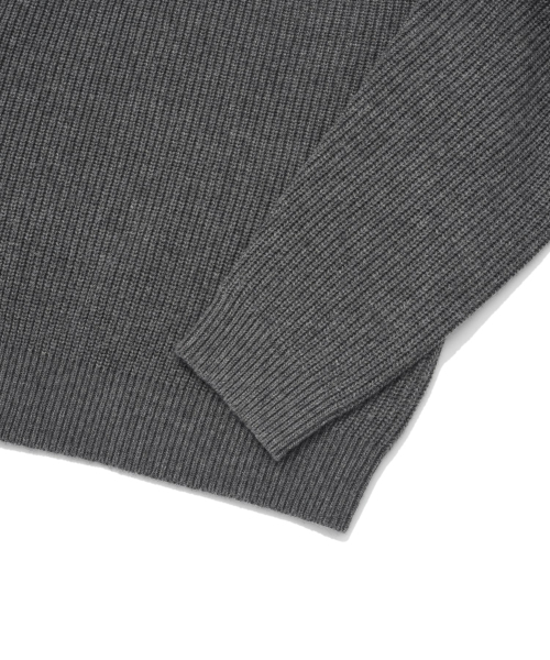 COVERNAT(カバーナット)の「ミドルCロゴクルーネックニットメランジグレー(ニット/セーター・レディース・その他・XX-LARGE/X-SMALL/SMALL/MEDIUM/LARGE/X-LARGE)」の5枚目の写真