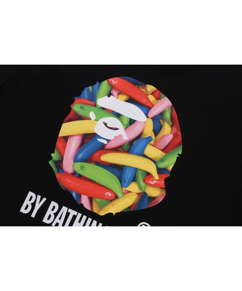 A BATHING APE（アベイシングエイプ）の「BANANA BY BATHING APE  RELAXED FIT TEE（Tシャツ/カットソー・メンズ・ブラック/ホワイト・X-LARGE/XX-LARGE/SMALL/MEDIUM/LARGE）」の4枚目の写真