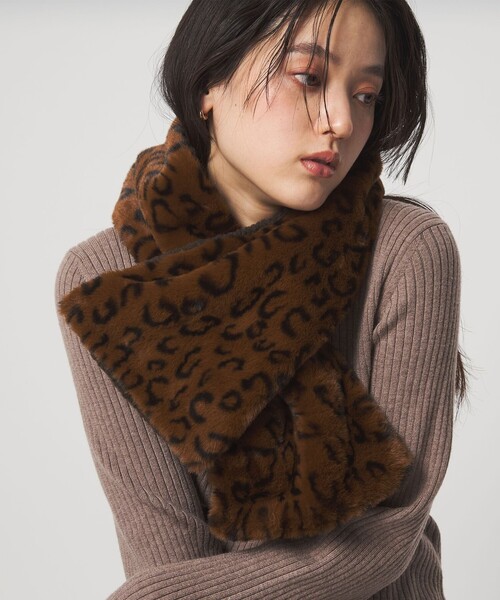 セール】【別注】＜INFIELDER DESIGN＞ボア リバーシブルマフラー