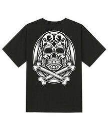 KTB0021 ケルティックスカル 半袖Tシャツ - ブラック